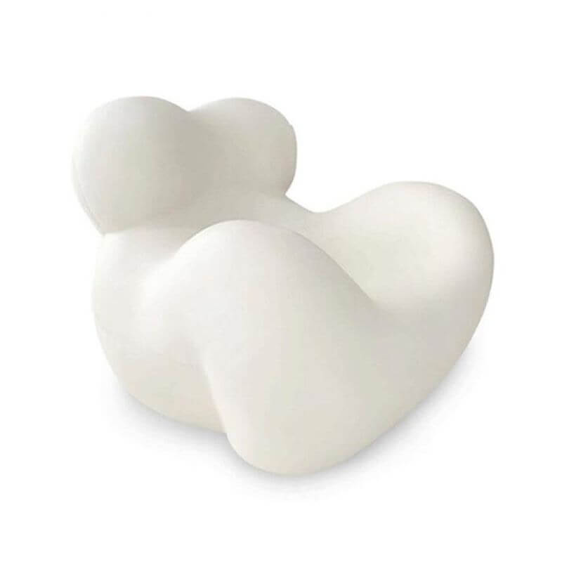 Contemporary arm chair in ink color