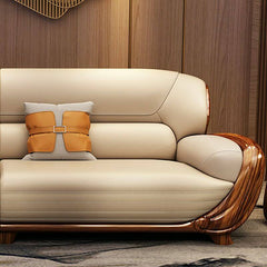 Versatile camel back sofa for different room layouts