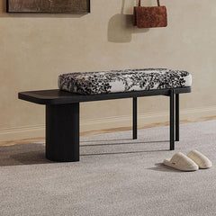 cushioned seat entryway bench