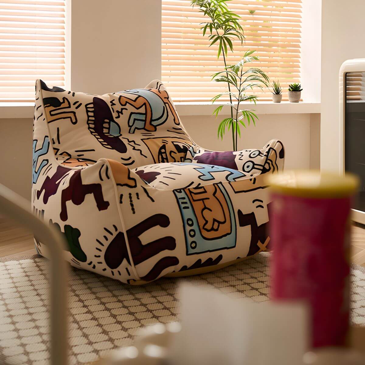 Cozy oversized bean bag for two Imagen principal del producto