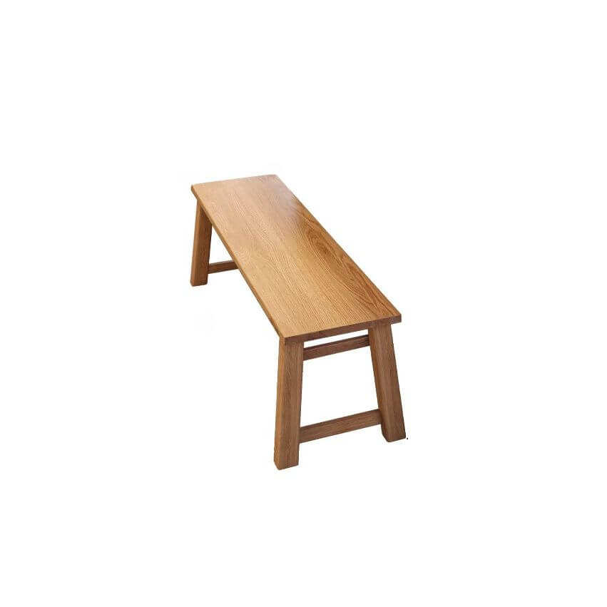 Dimension illustration of Natural Finish Modish Sitting Bench