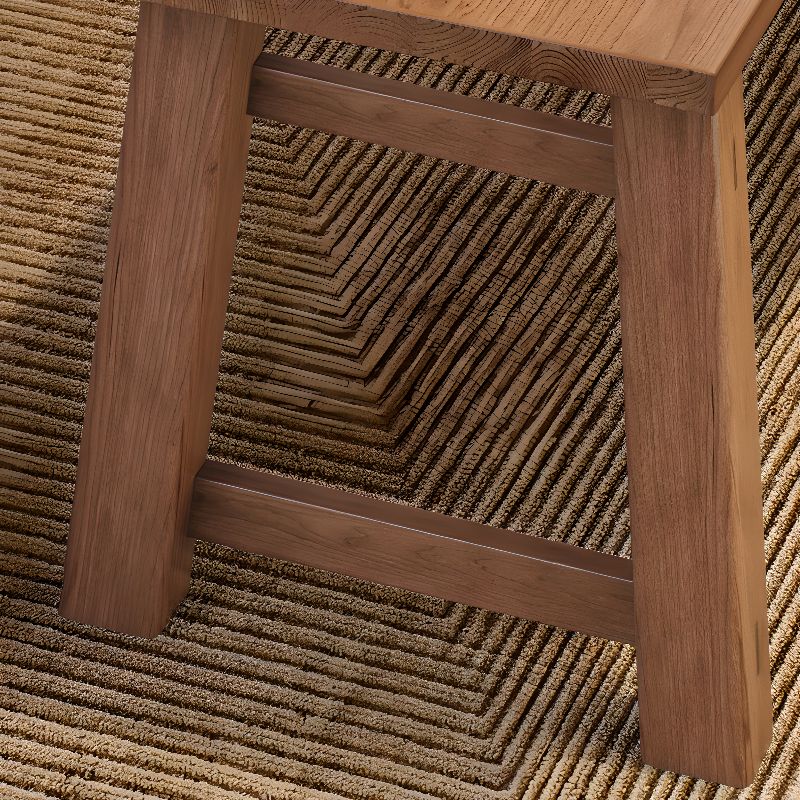 Natural Finish Sitting Bench as an entryway seating solution