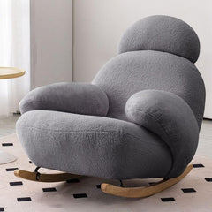 Single Seat Upholstered Rocking Chair