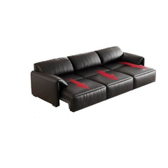 Scandinavian style black sofa