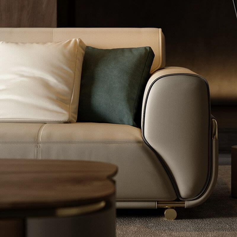 ノルディックグレースタンダードソファ、ソリッドカラー、最大5人快適に座れる サブ画像