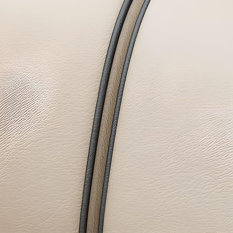 Built-in USB port on sofa armrest