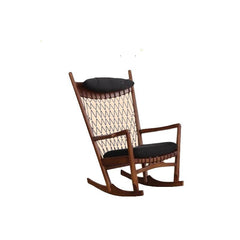 Elegant wood rocking chair design