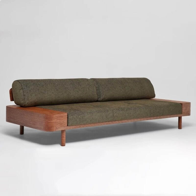 Cozy parlor with Nordic sofa