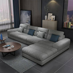 Modern living room featuring an L-Shape sofa