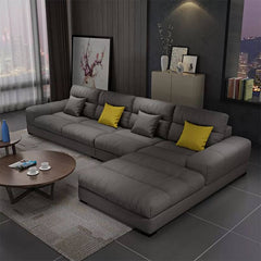 Minimalist design sectional sofa in living space