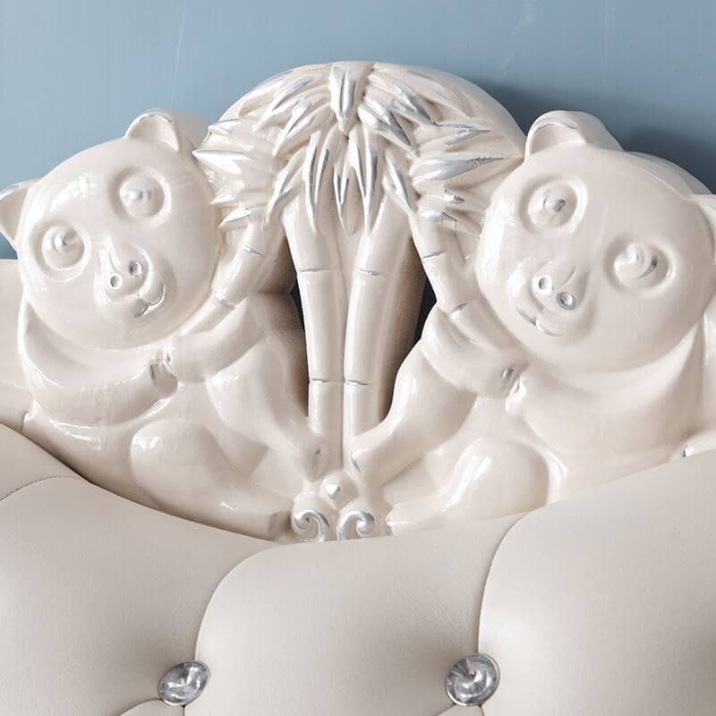 High-quality cushioning on Nordic style sofa