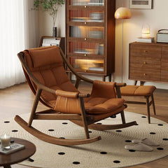 Medium Wood Tone Porch Rocking Chair