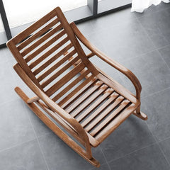 Coffee color rocking chair design