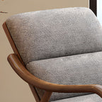 Scandinavian style rocking chair in a cozy living room