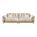 Modern sofa with storage compartments
