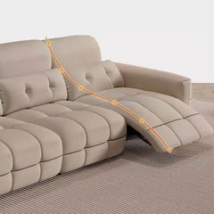 Modern sofa with concealed support