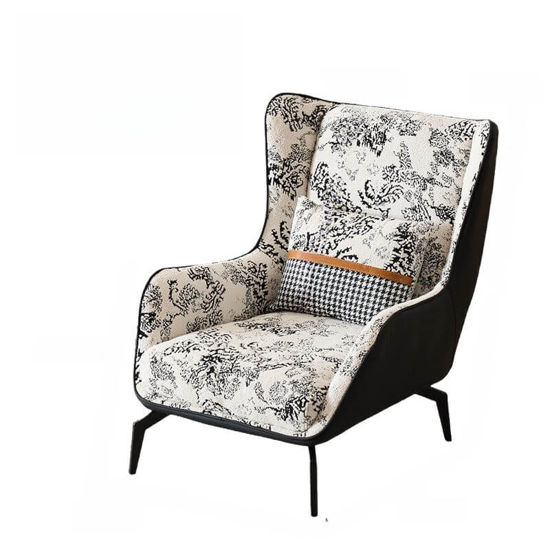 Non-reclining accent chair design