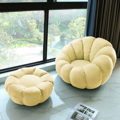 Stylish oversized light blue bean bag chair