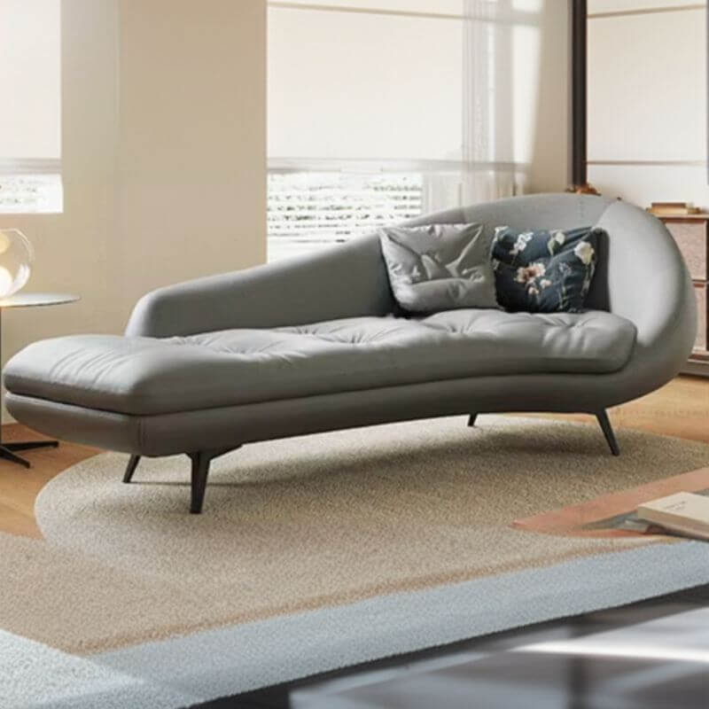 Overstuffed Ergonomic Right-hand Arm Chaise Lounge Bench Secondary image