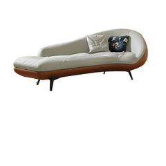 Modern right-hand arm chaise lounge bench