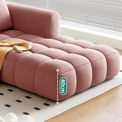 modern chaise lounge with left-arm orientation