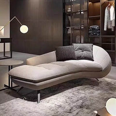 Black leg design of modern chaise