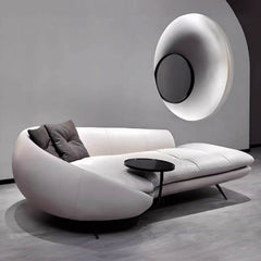 Stylish beige chaise lounge