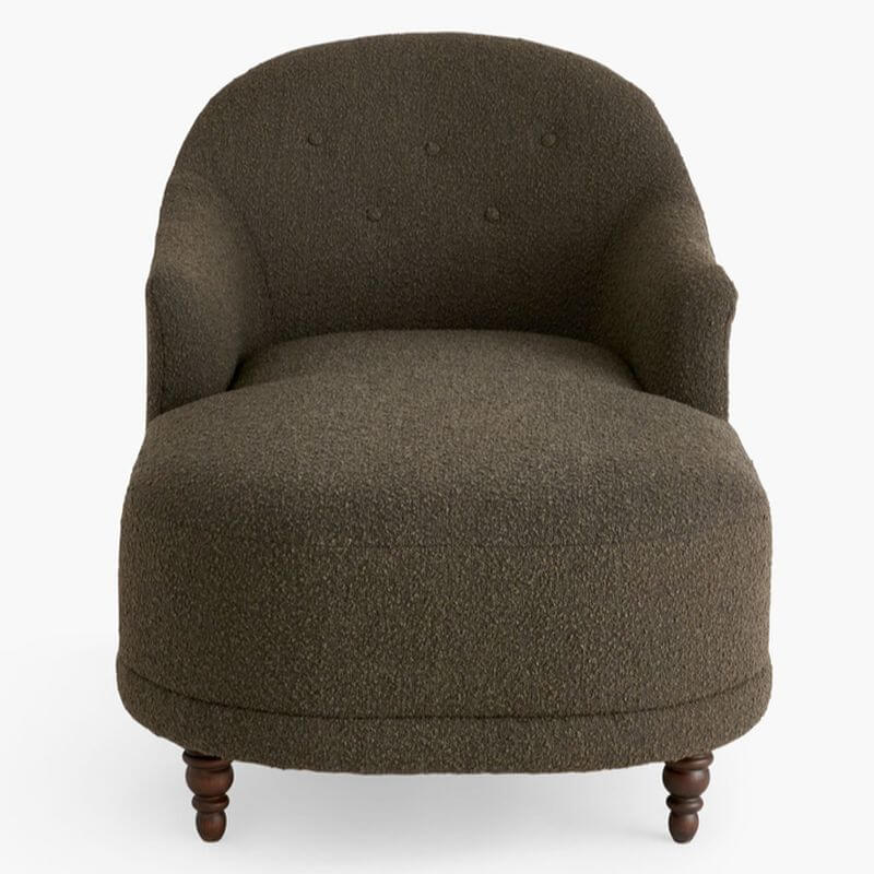 Plush Sherpa Chaise Lounge Chair