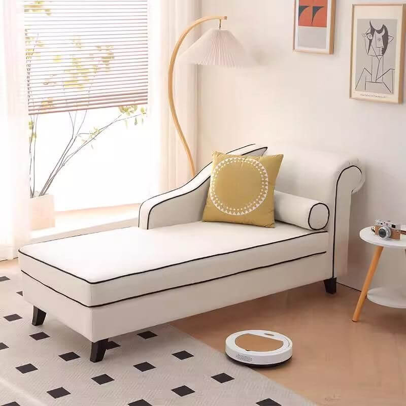 Padded Left-side Arm Chaise Chair in Living Room Imagen principal del producto