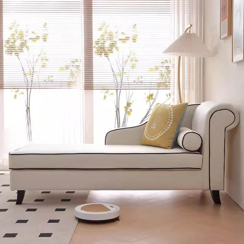 Modern chaise lounge with left arm design