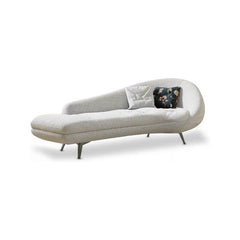 Modern Chenille Chaise Lounge Accent Chair