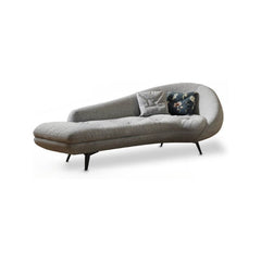 White solid color chaise lounge for inviting spaces