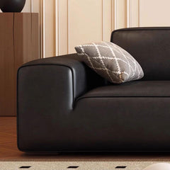 Stylish parlor sofa in contemporary interior