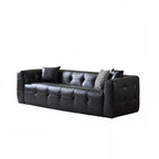 Contemporary furniture styling with olive sofa