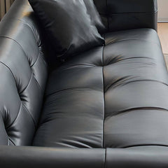 Comfortable sofa with concealed support design