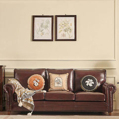 Parlor Standard Single Sofa in Espresso with round arms