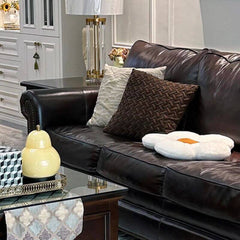 Sofa showcasing exquisite nailhead accents