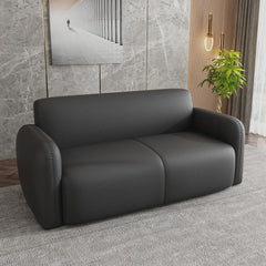 Modern floor sofa with concealed support