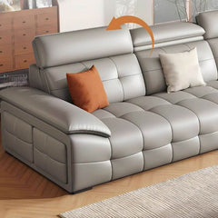 sofa with concealed support