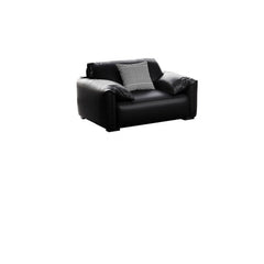 Stylish Pine Ink sofa with pillow-top arms and additional pillows