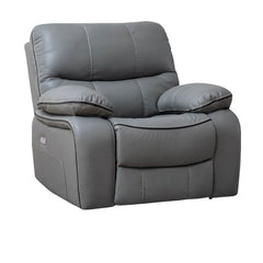 Side view of swivel rocker recliner