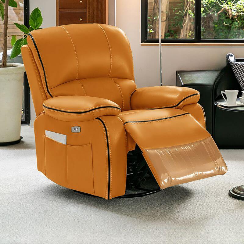 Small size recliner chair in stylish space