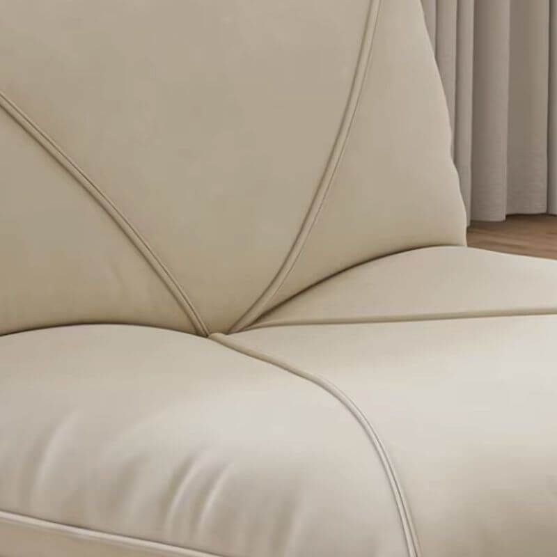 Comfortable bean bag lounger in living room