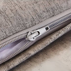 Green bean bag chair with zipper closure