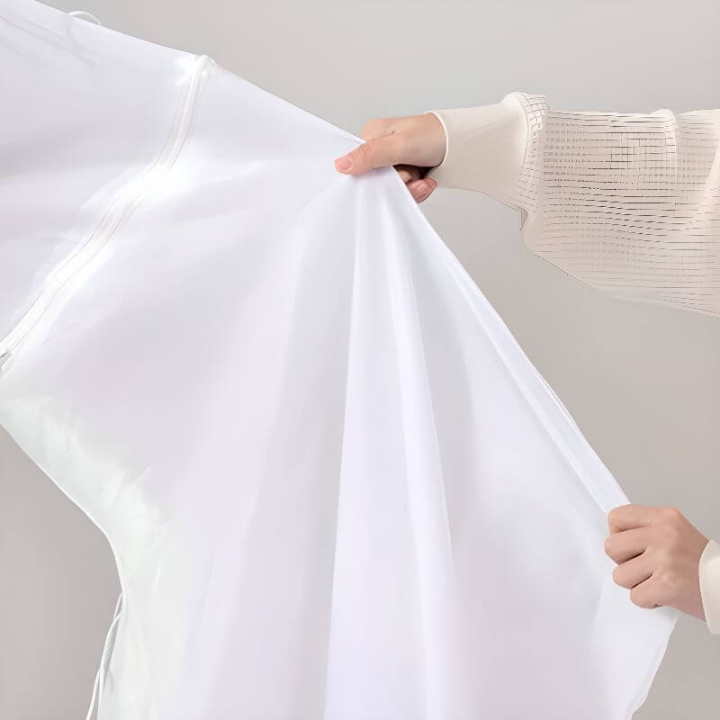 Stylish gray bean bag chair in living room