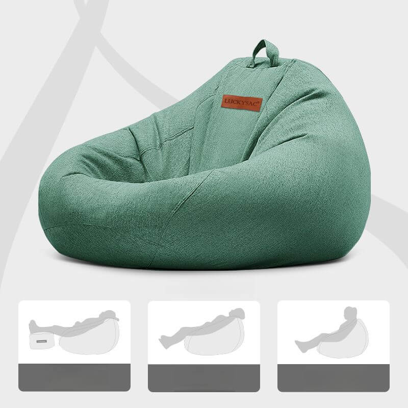 Versatile bean bag chair for lounging