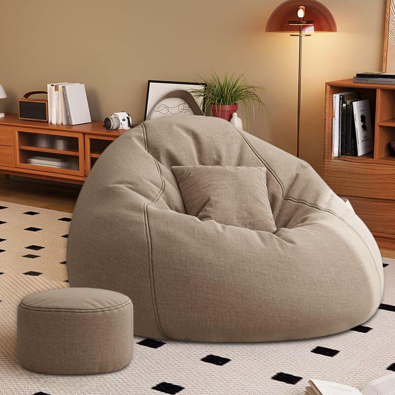 Versatile bean bag chair set in multiple colors
