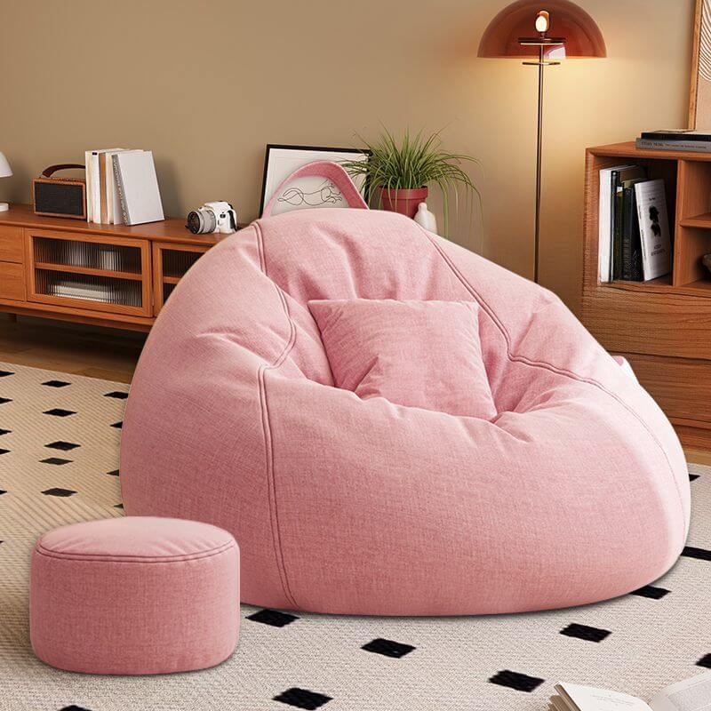 Versatile bean bag chair set in multiple colors