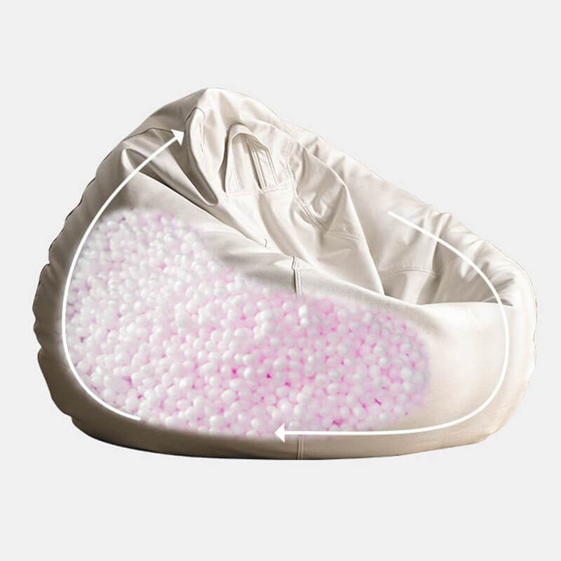 Green Ottoman Bean Bag Set