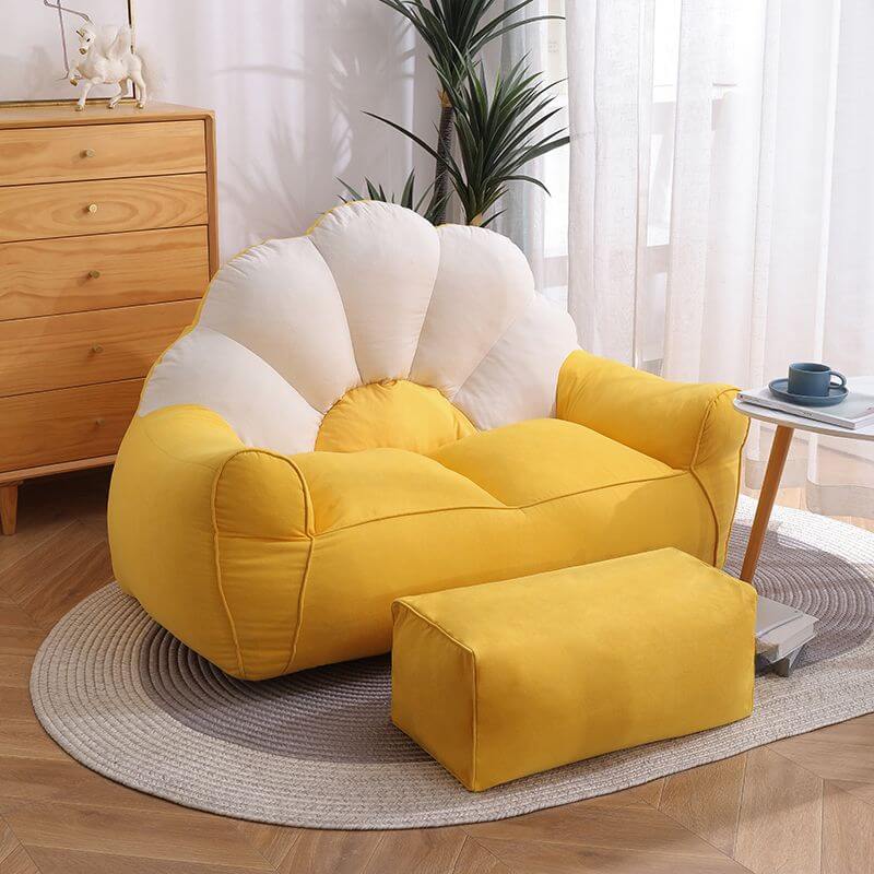 Cozy bean bag sofa for two